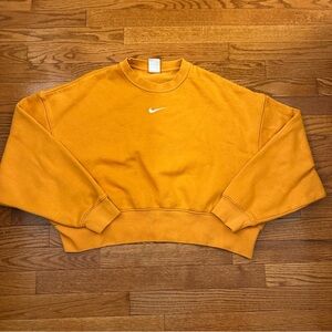 Nike Cropped Oversized Sweatshirt woman’s size XS